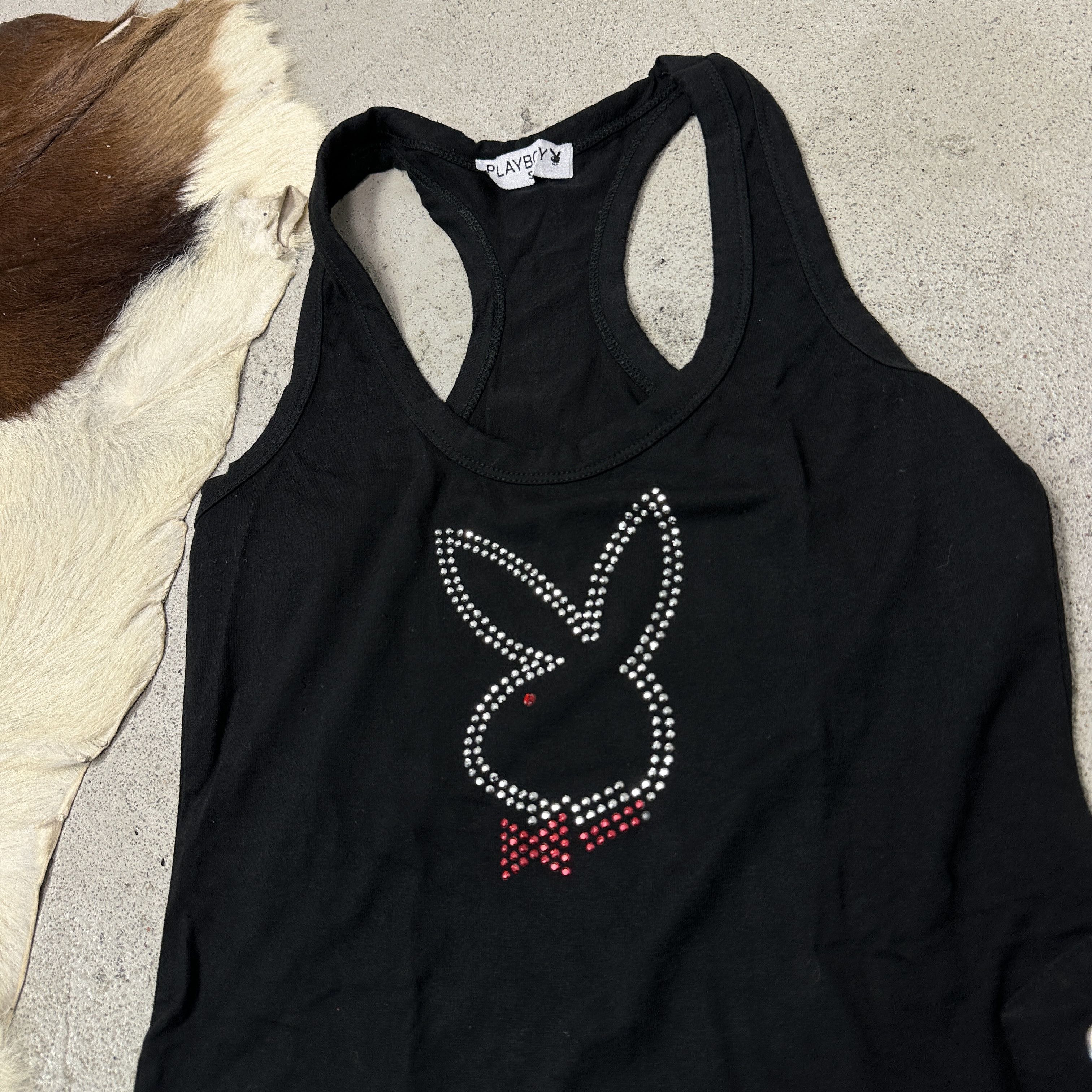 Playboy Vintage Avant Garde Playboy Rhinestones Top Y2K Size S / US 4 / IT 40 - 3 Thumbnail