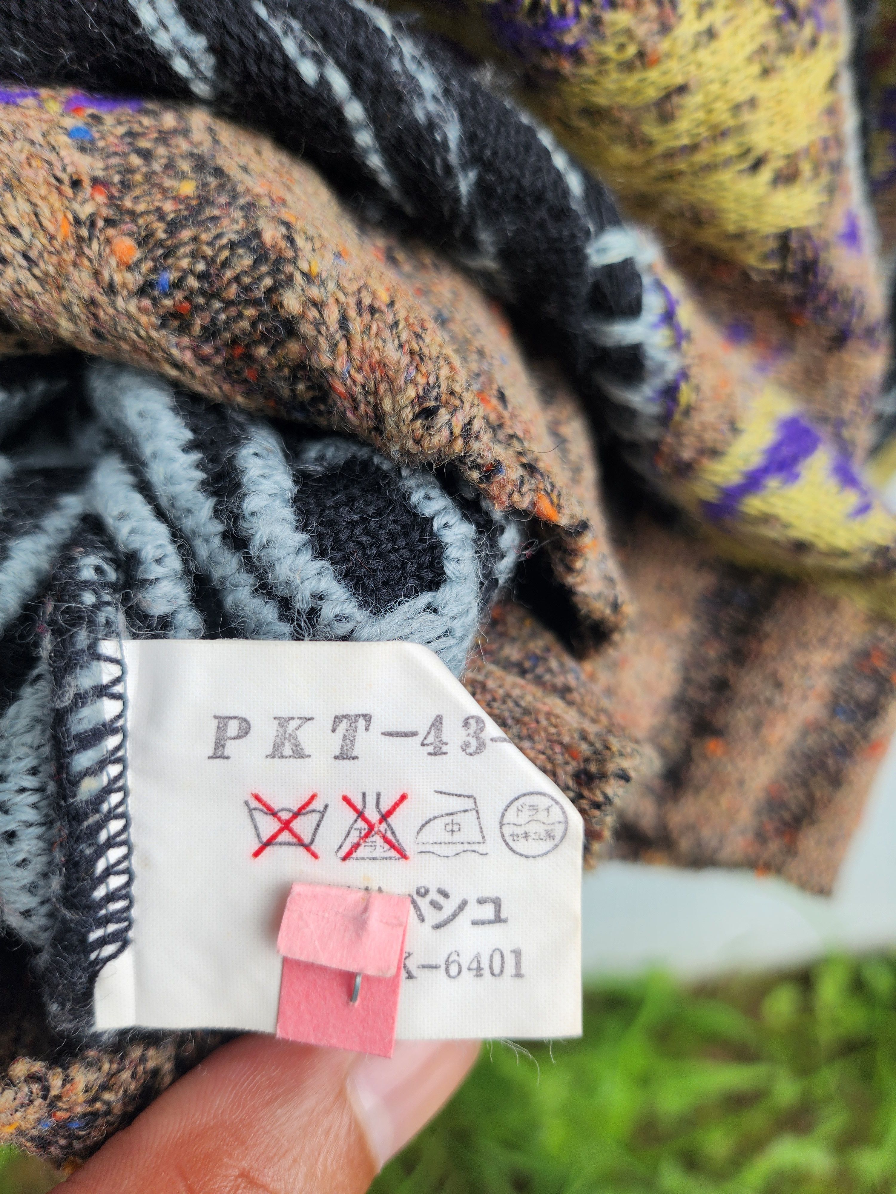 If Six Was Nine × Japanese Brand 💥Nice PASHU Multicolor Coogi Style Jumper Size US L / EU 52-54 / 3 - 9 Thumbnail