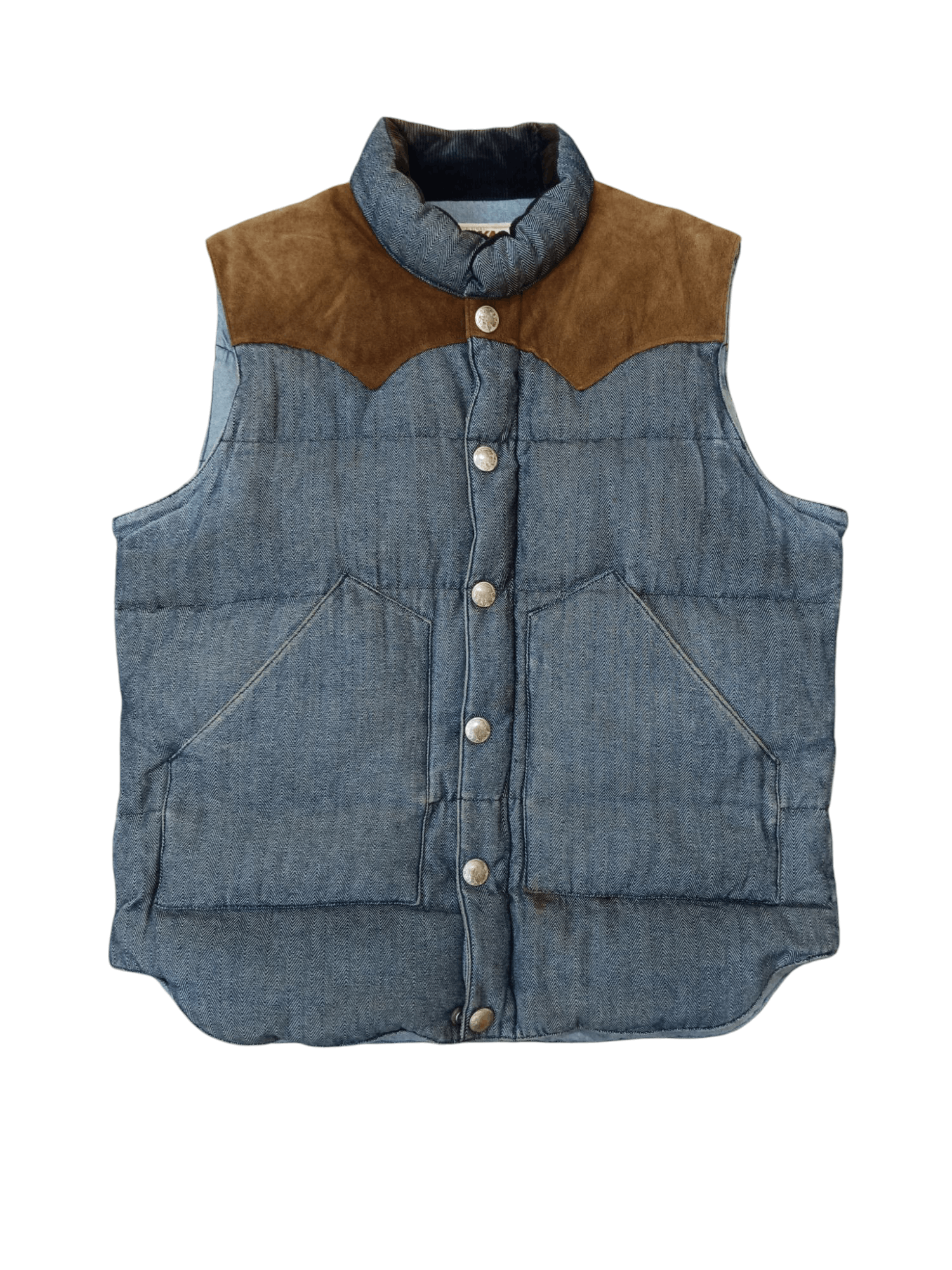 Sugar Cane × Vintage Vintage Sugar Cane Denim Down Vest Size US L / EU 52-54 / 3 - 1 Thumbnail