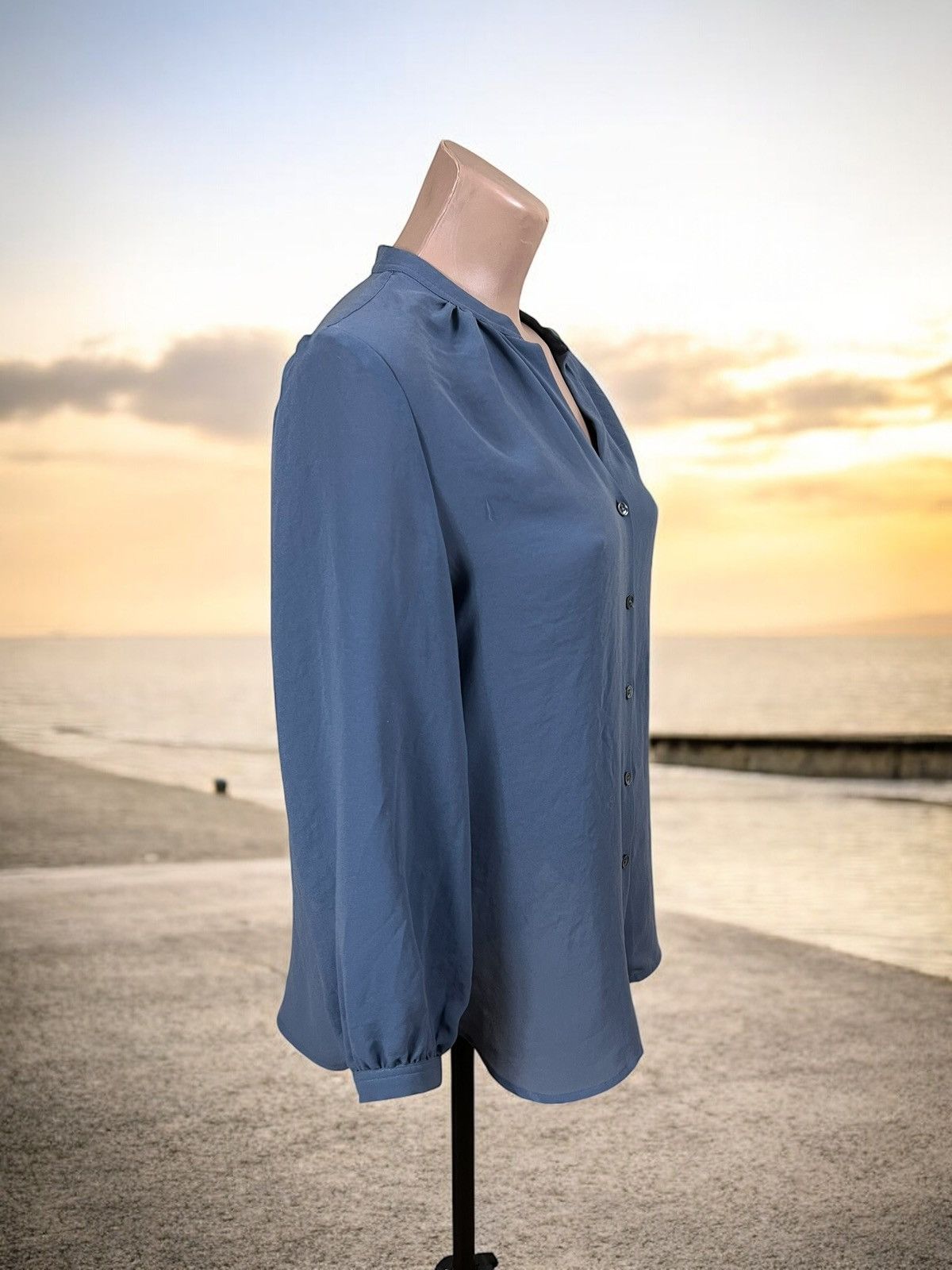Filippa K Filippa K Crepe Blouse size S/M women’s long sleeve blouse Size S / US 4 / IT 40 - 2 Thumbnail