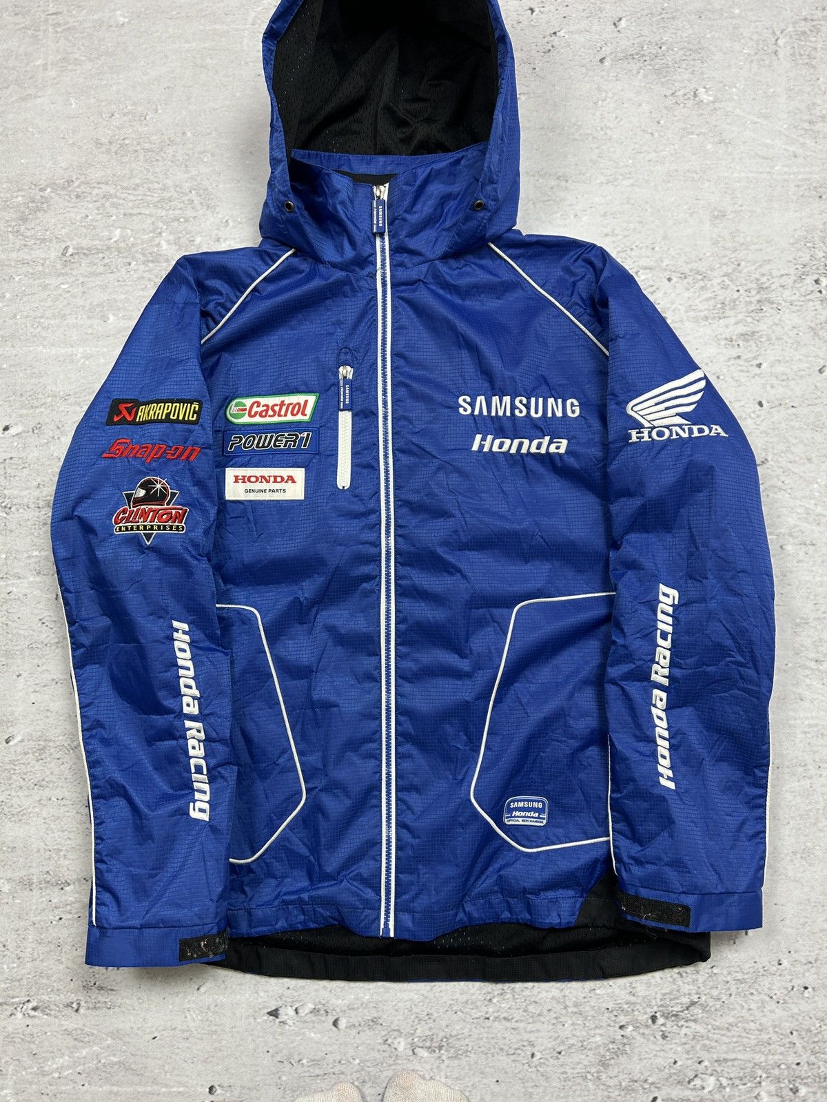 Honda × NASCAR 🔥Y2K RACE VINTAGE HONDA SAMSUNG RACING MOTO JACKET 00-90s🔥 Size US M / EU 48-50 / 2 - 5 Thumbnail