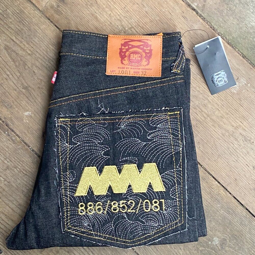 RMC Jeans × Vintage BNWT Vintage Red Monkey Company Embroidered Jeans Size 32 Size US 32 / EU 48 - 5 Thumbnail