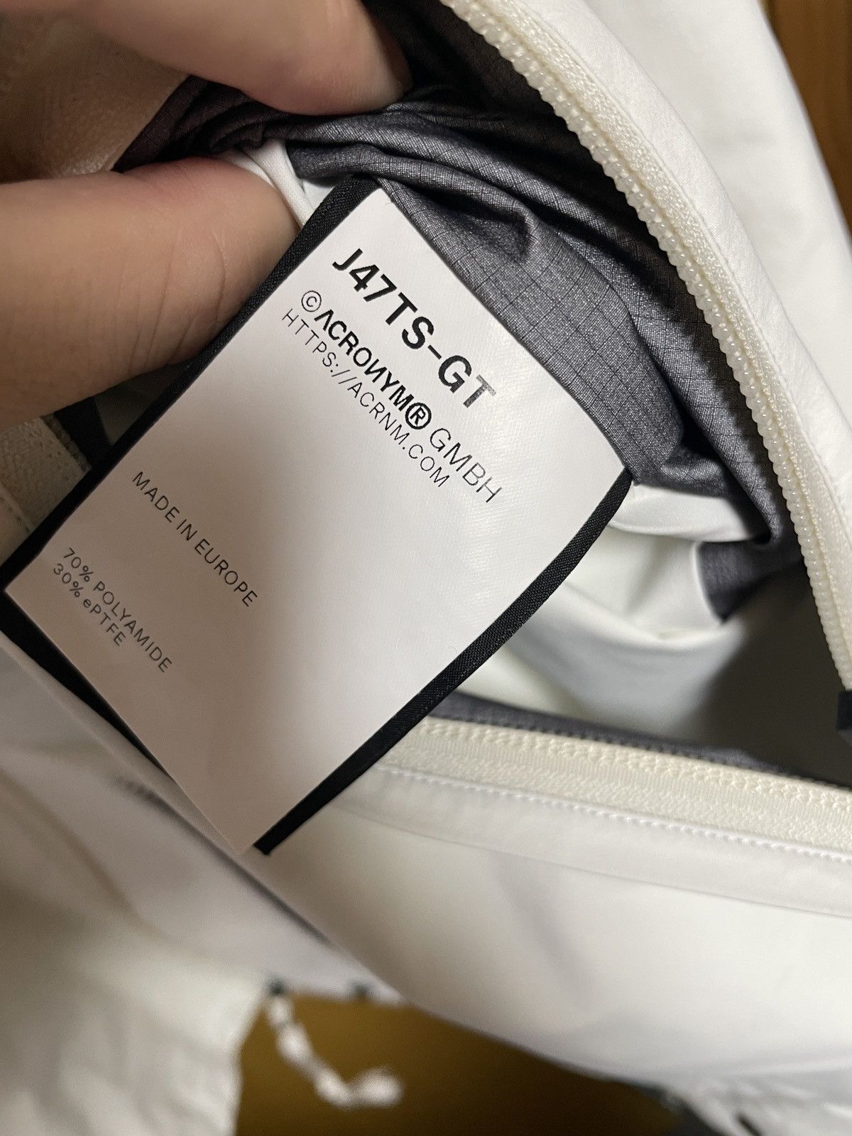 Acronym J47TS-GT-WHT WHITE L Size US L / EU 52-54 / 3 - 9 Thumbnail