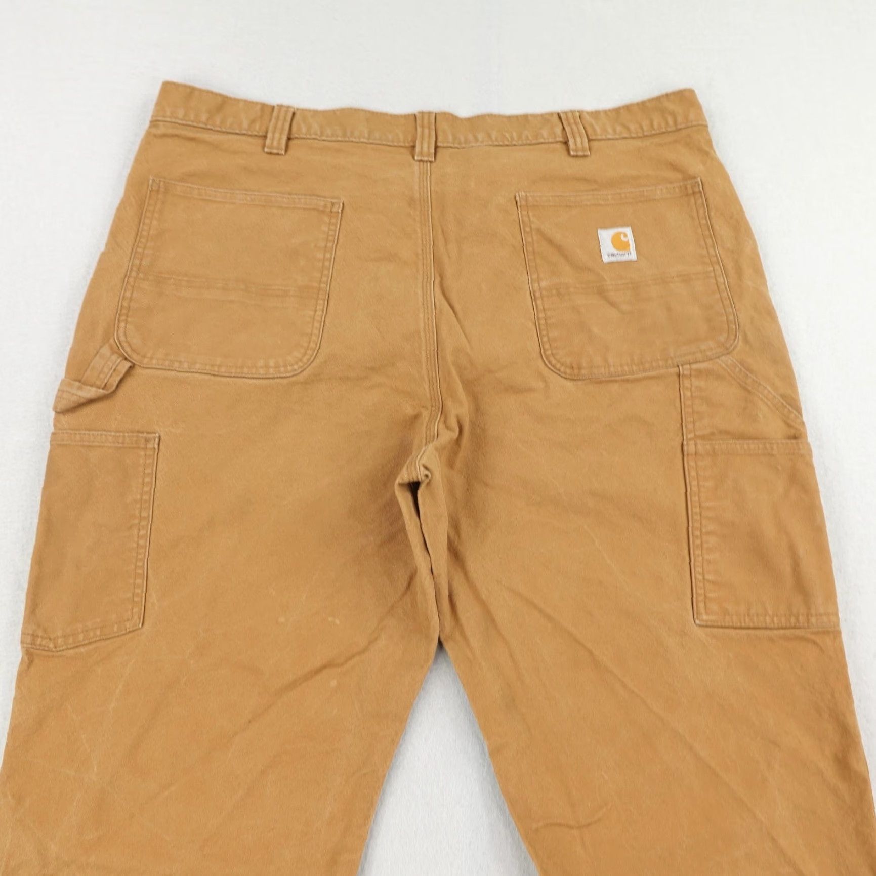 Carhartt Carhartt Rugged Flex Duck Pants 42x31 Brown Relaxed Fit Utility Double Knee Mens Size US 42 / EU 58 - 7 Thumbnail