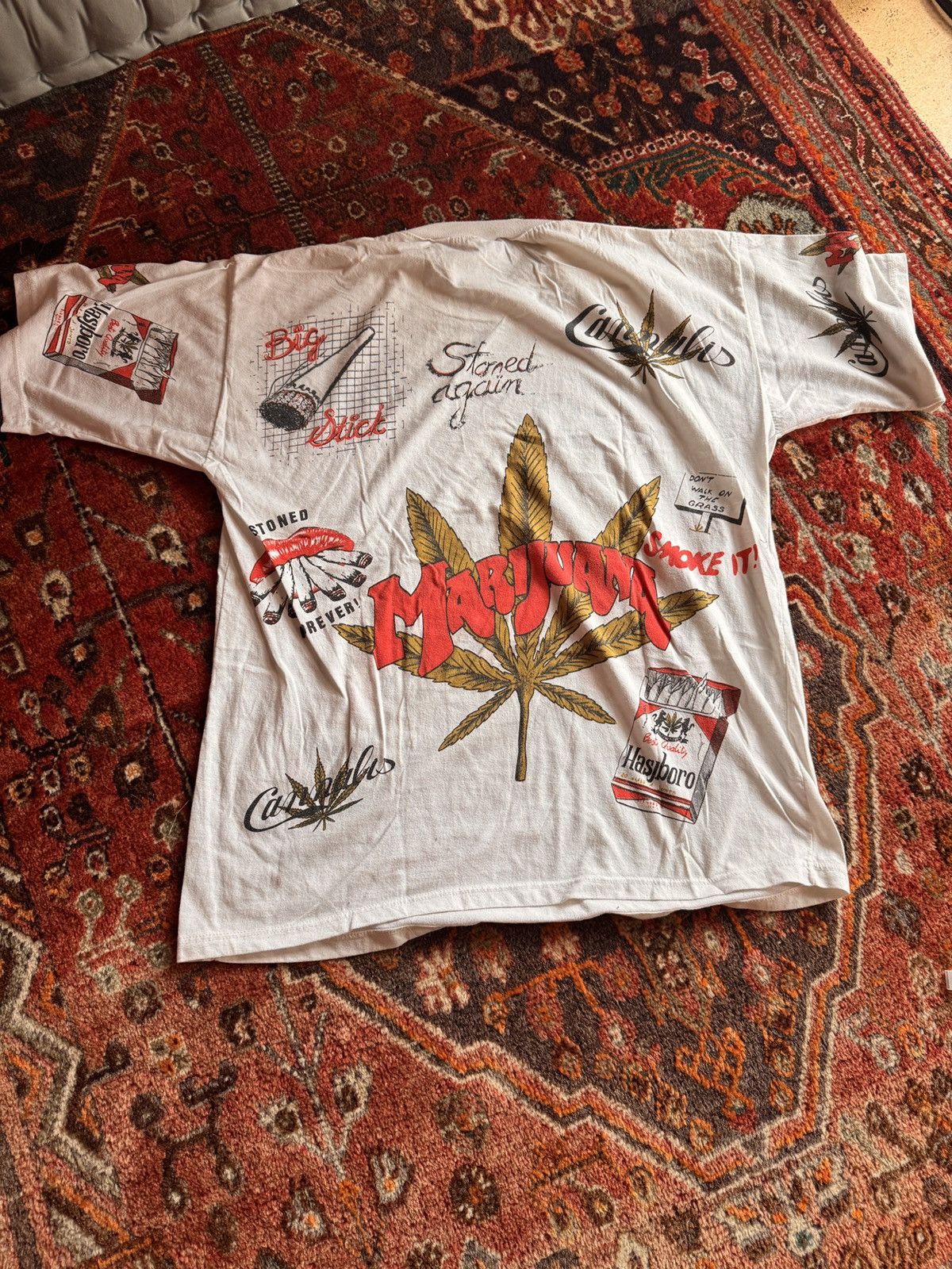 Vintage Marjiuana Shirt Vintage Size US L / EU 52-54 / 3 - 2 Thumbnail