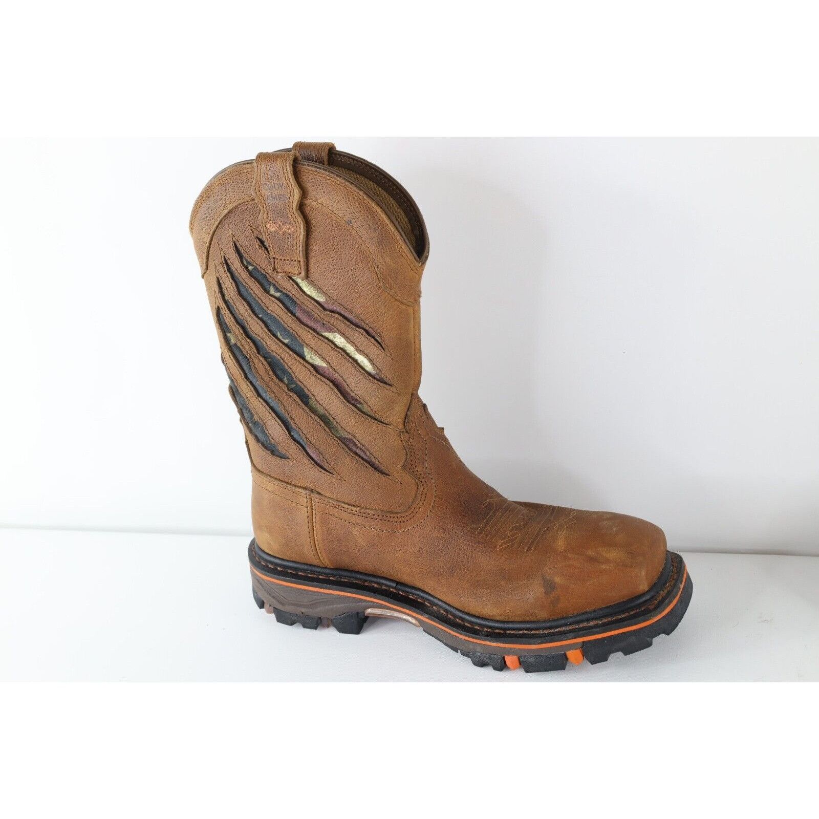 Cody James Cody James USA Flag Leather Composite Toe Western Boots Size US 12 / EU 45 - 9 Thumbnail