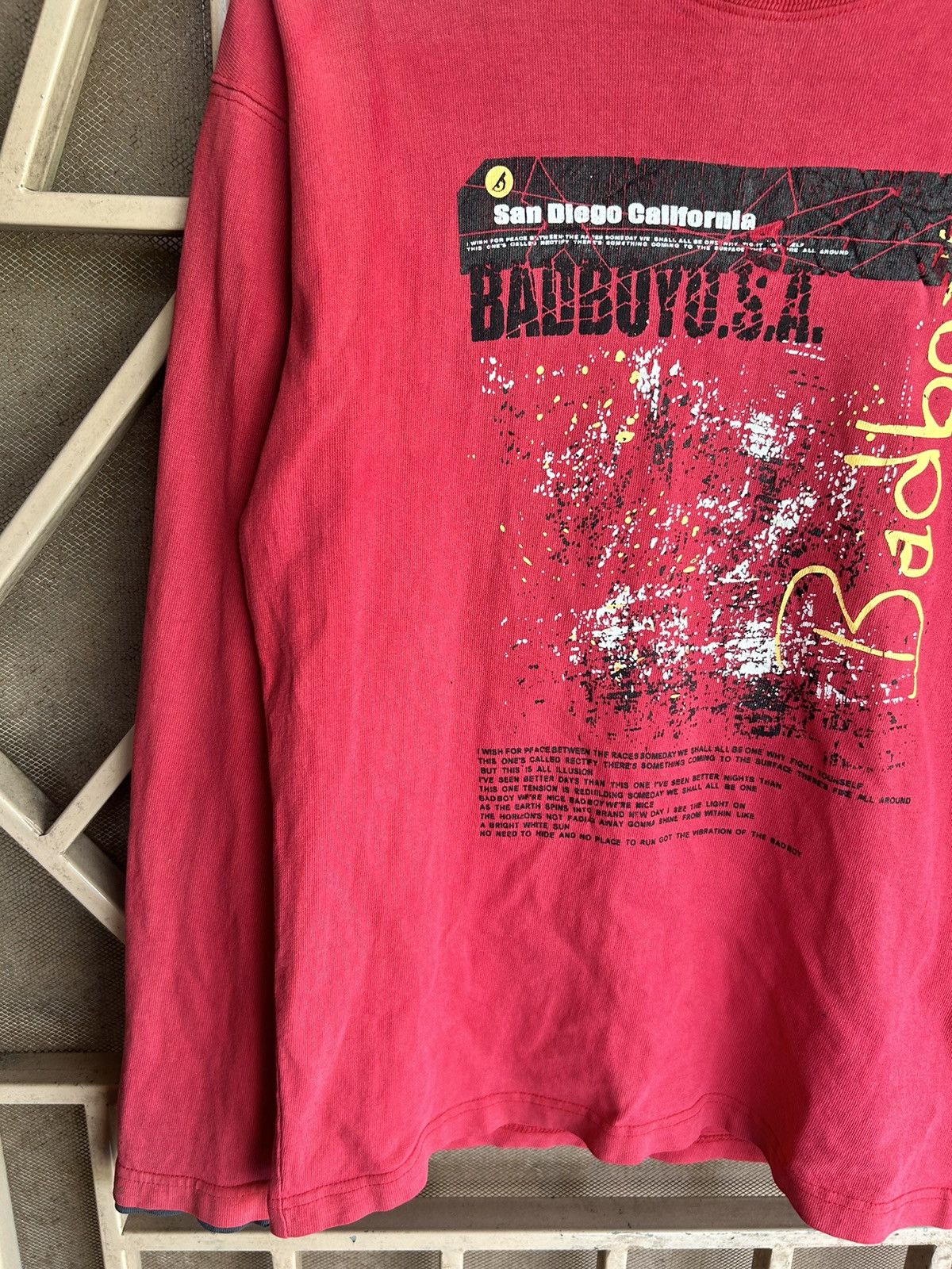 Japanese Brand 💸BINDINGOFFER💸Bad boy japanese poem long sleeve Size US L / EU 52-54 / 3 - 2 Thumbnail
