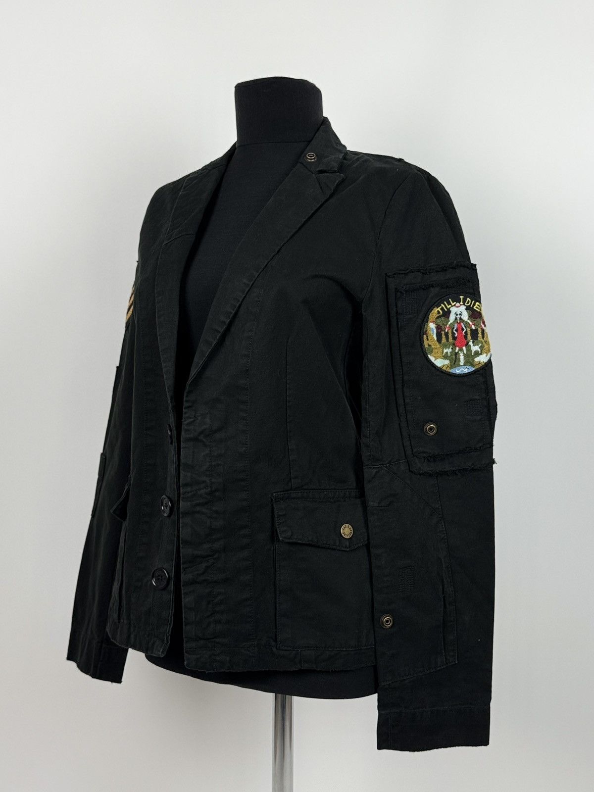 Zadig & Voltaire NWT Zadig&Voltaire Virginia Grunge Black Jacket Size XS / US 0-2 / IT 36-38 - 1 Thumbnail