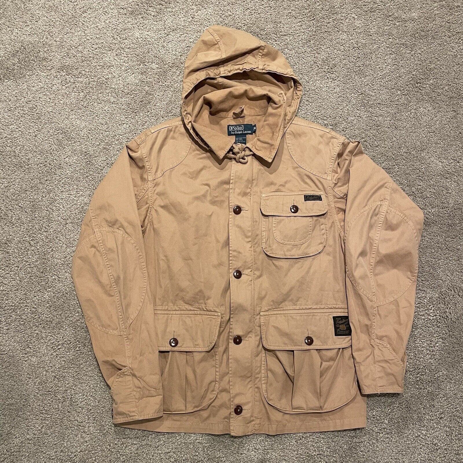 Vintage Polo Ralph Lauren Country Jacket Khaki Fishing M
