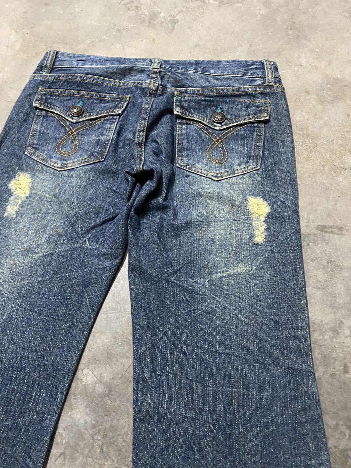 Hysteric Glamour × If Six Was Nine × Japanese Brand Flare Jeans Japan Grunge Denim p71 Size US 30 / EU 46 - 16 Thumbnail