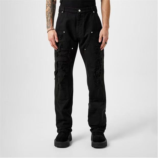 1017 ALYX 9SM o1g2r1mq0824 Dstryd Denim Pants in Washed Black Size US 34 / EU 50 - 3 Thumbnail