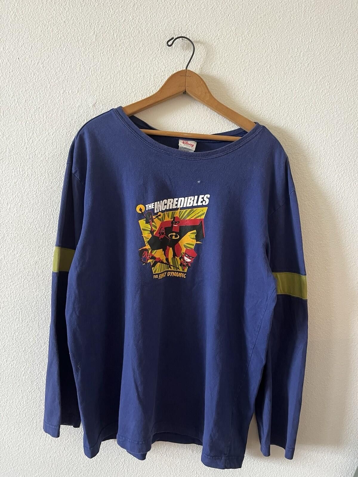 Disney VTG Disney Store The Incredibles Long Sleeve Tee L Size ONE SIZE - 1 Thumbnail