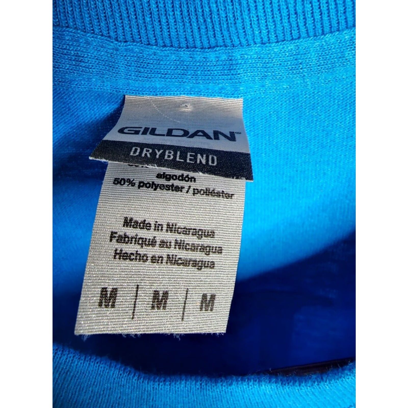 Gildan Mens M HMY Yacht Double Sided Patriotic Fish T Shirt Size US M / EU 48-50 / 2 - 3 Thumbnail