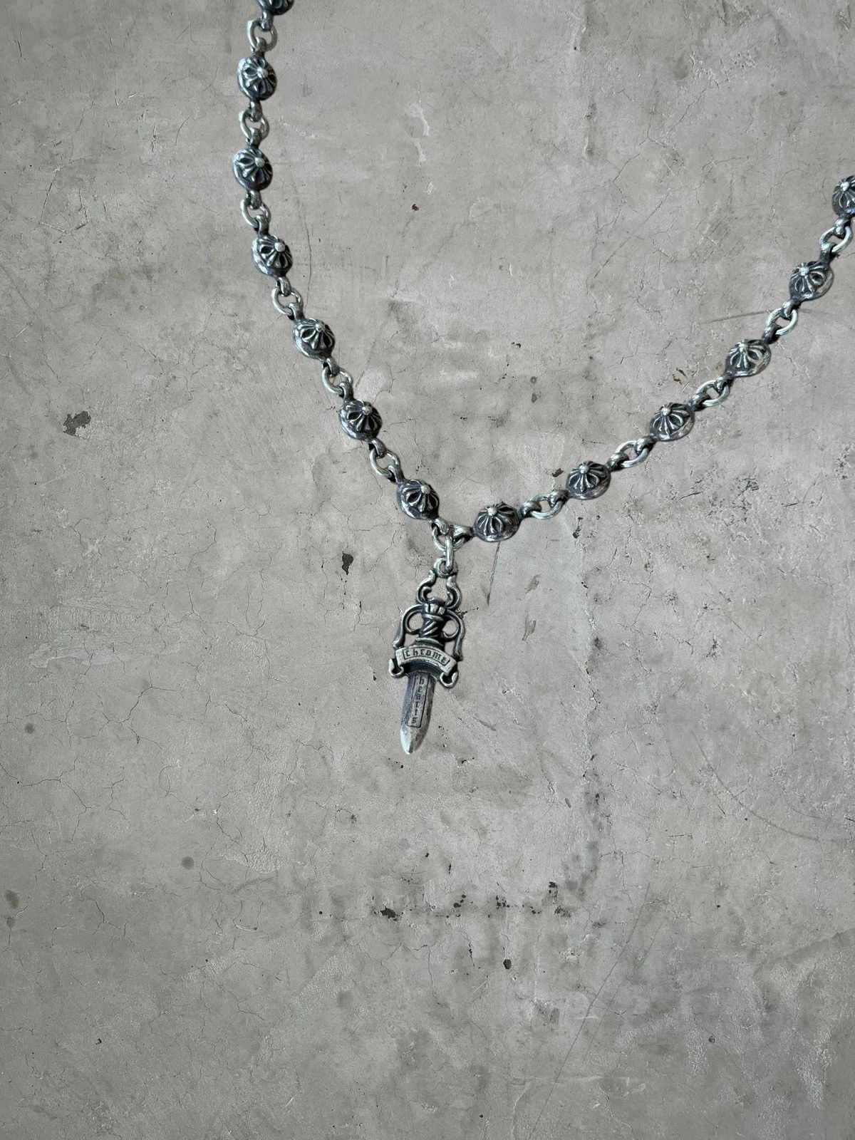 Chrome Hearts Chrome Hearts Cross Ball Dagger Necklace Size ONE SIZE - 6 Thumbnail