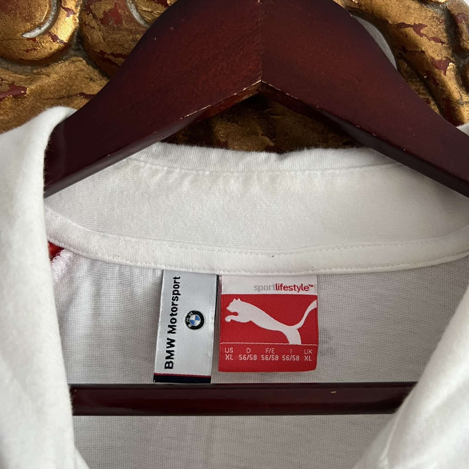 BMW Vintage Puma BMW motorsport polo t-shirt Sz XL Size US XL / EU 56 / 4 - 4 Thumbnail