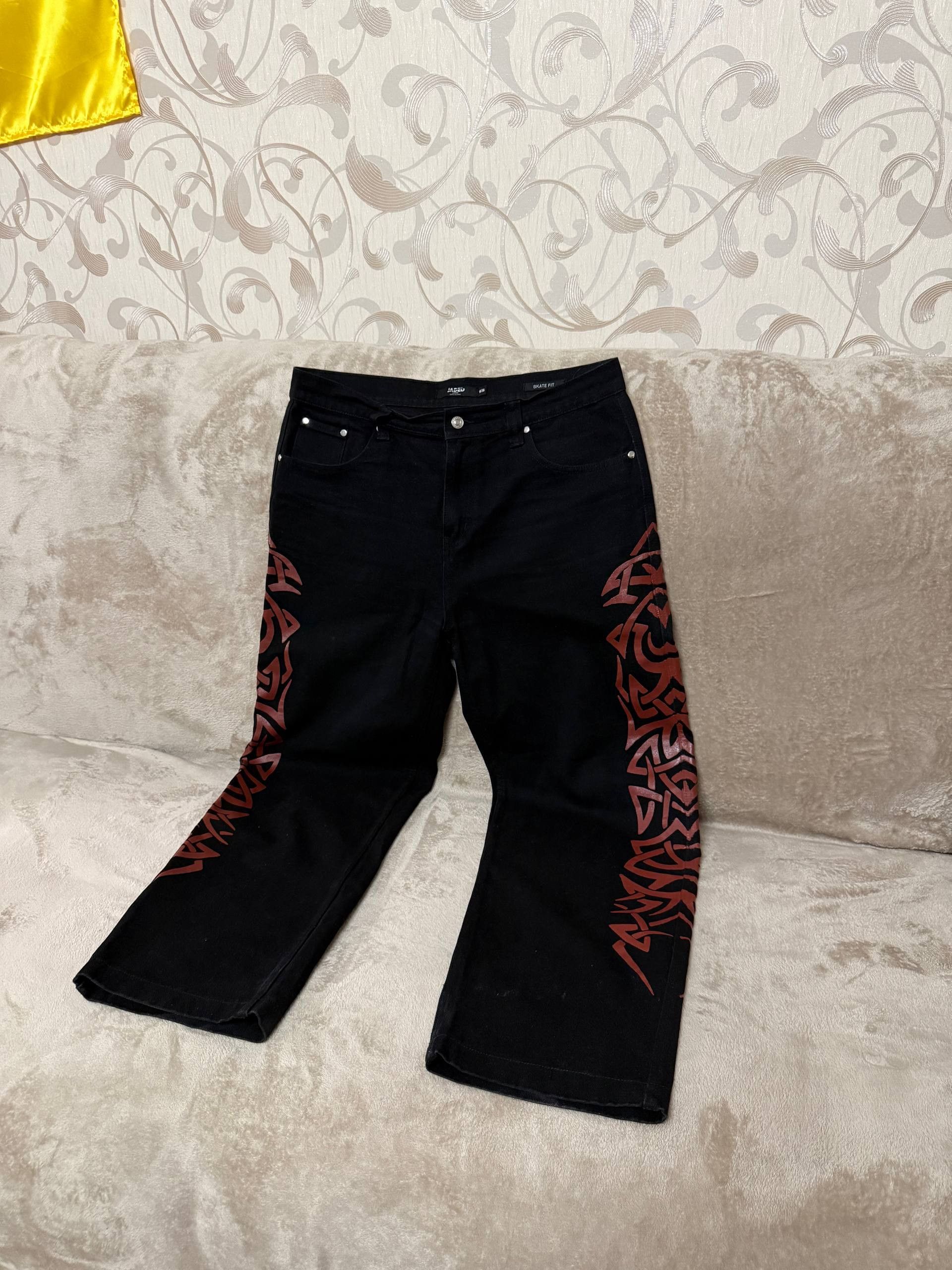 Jaded London Washed black razor Jean | Grailed