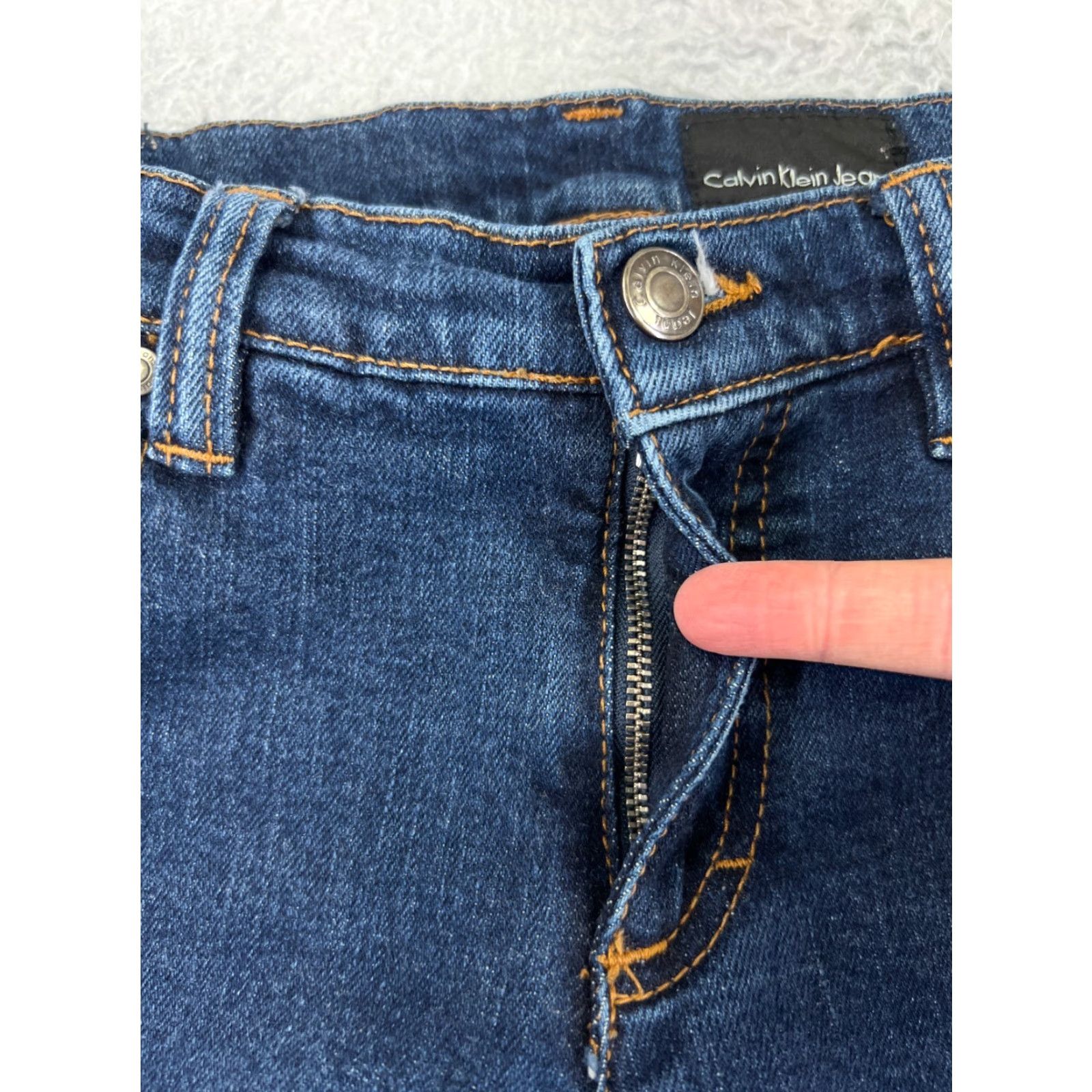 Calvin Klein Calvin Klein Jeans Womens Bootcut Blue Denim 30 28x27 Regular Stretch Comfortable Size 30" / US 8 / IT 44 - 5 Thumbnail