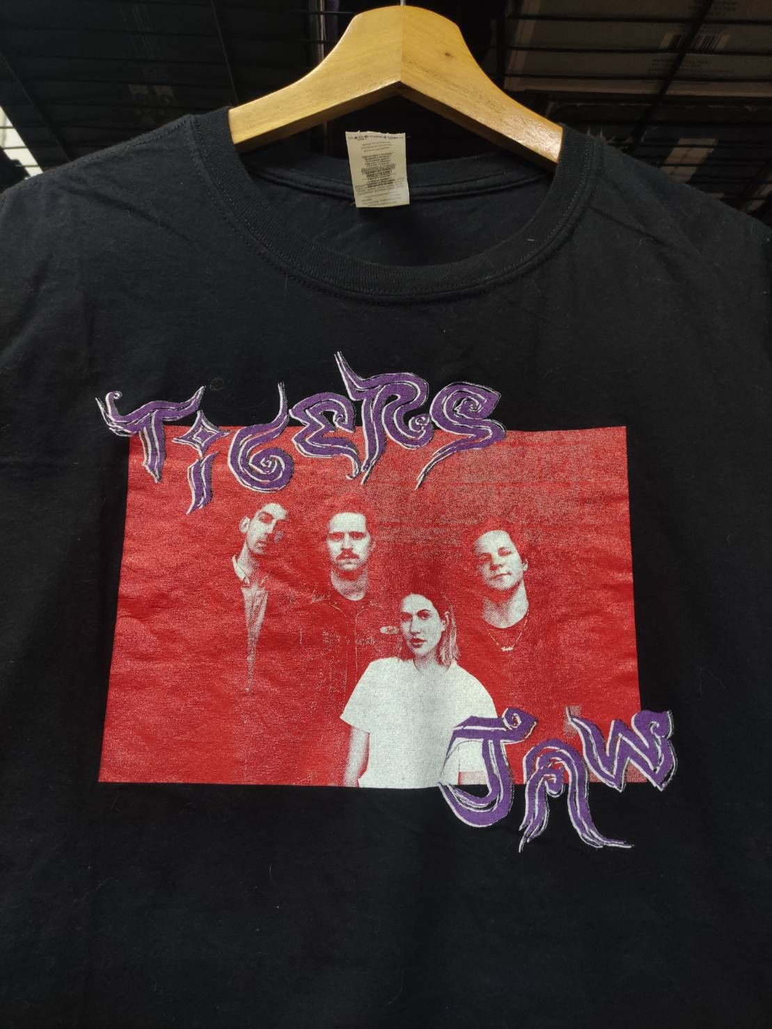 Band Tees Rare! Tigers Jaw Band UK Tour Promo T-Shirt Size US L / EU 52-54 / 3 - 1 Thumbnail
