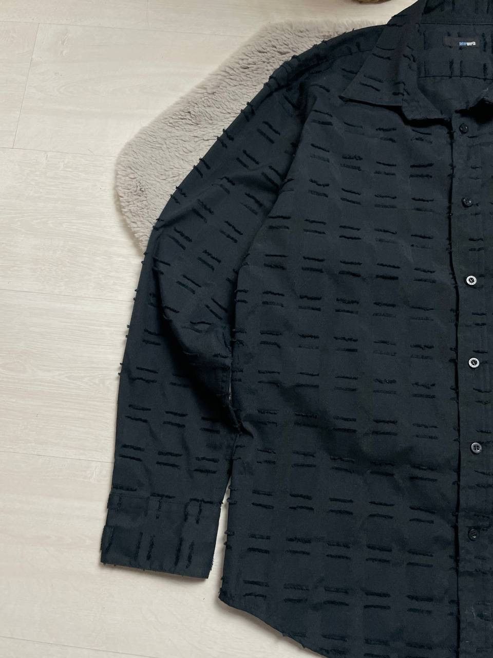 Japanese Brand × Vintage Avantgarde Vintage Rap Shirt Oversized Full Black Y2k Size US L / EU 52-54 / 3 - 3 Thumbnail