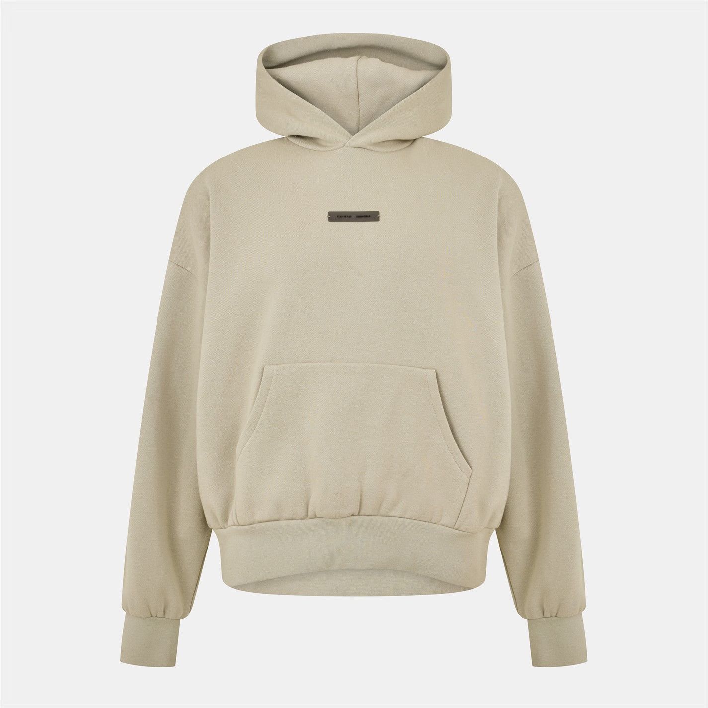 Fear of God o1g2r1mq0426 Overhead Hoodie in Beige Size US XXS / EU 40 - 1 Thumbnail