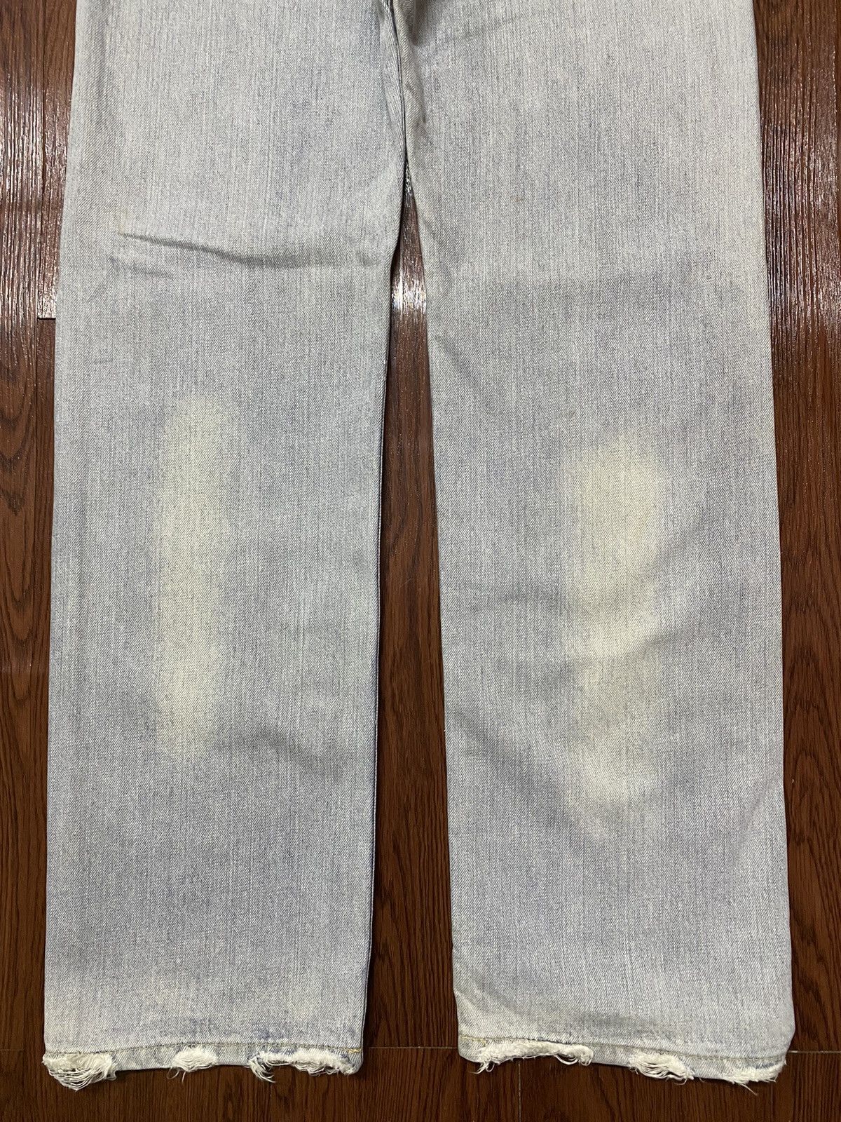 Levi's Vintage Clothing Vintage Levis 705 90’s Selvedge Faded Wash Distressed Jeans Size US 29 - 6 Thumbnail