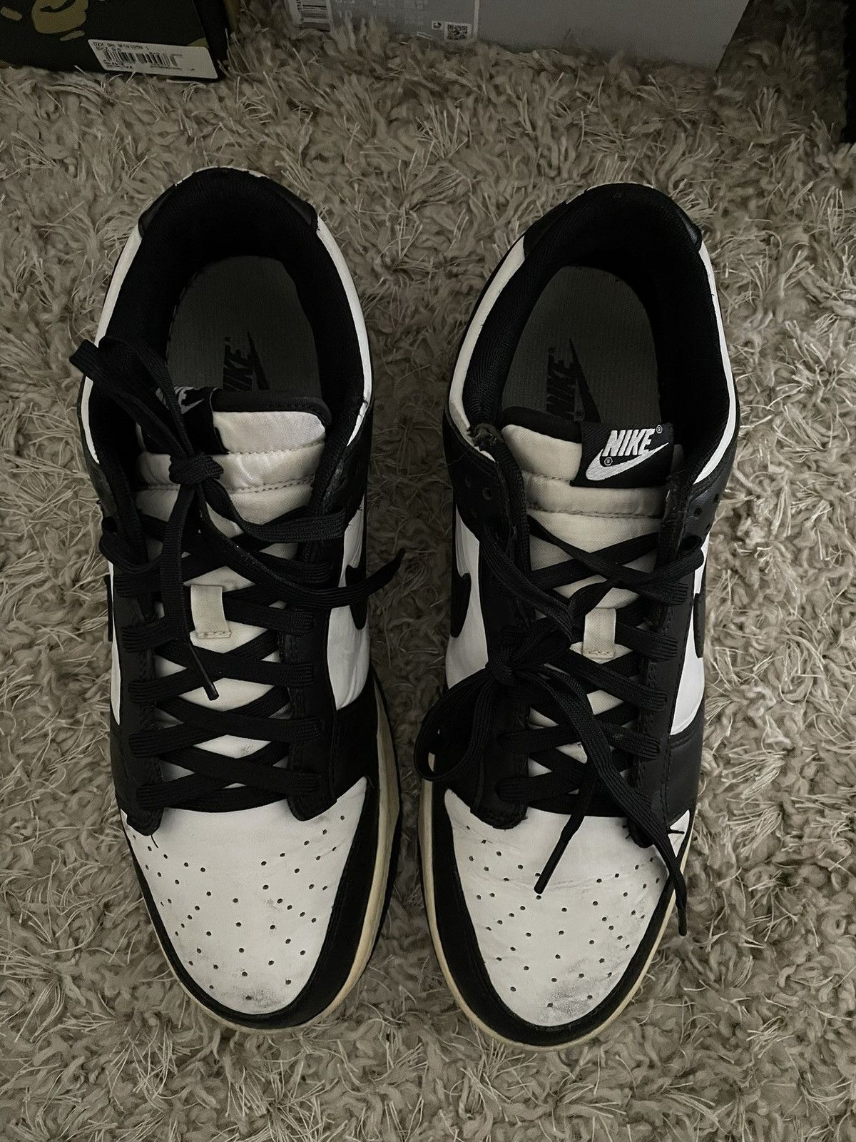 Nike Nike Dunk Low Panda Size US 12 / EU 45 - 5 Thumbnail