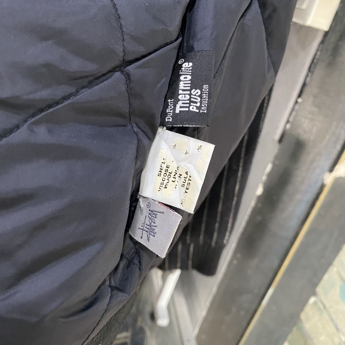 Stussy Stussy Wool Stripe Thermolite Plus Insulation Bomber Jackets Size US S / EU 44-46 / 1 - 14 Thumbnail