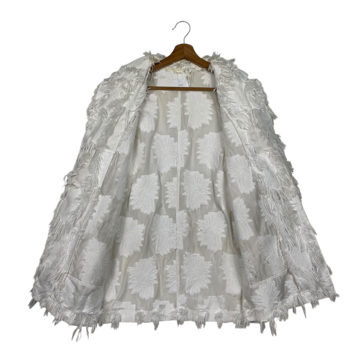 HARE Hare Faux Feathers Trim Jacket Size L / US 10 / IT 46 - 11 Thumbnail