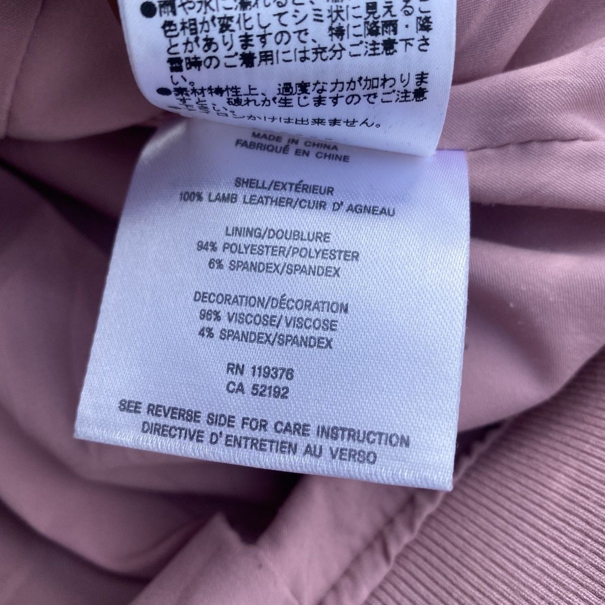 Helmut Lang HELMUT LANG Faded Pink Leather Jacket Size S / US 4 / IT 40 - 14 Thumbnail