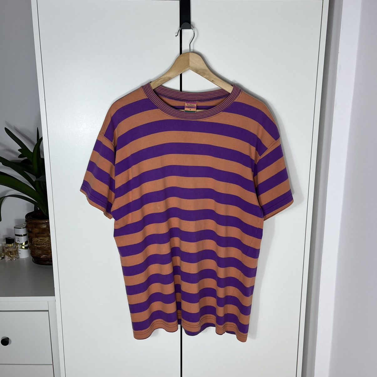Desigual Vintage Gudrun Sjöden Striped Tee Streetwear Y2K Size US M / EU 48-50 / 2 - 1 Thumbnail