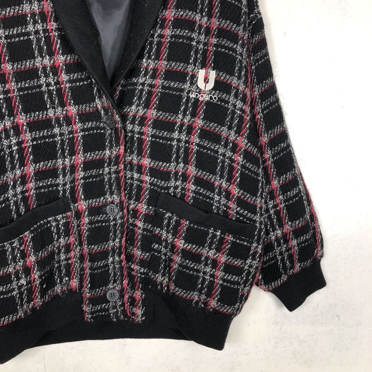 Japanese Brand × Vintage 📌VINTAGE WOOL CARDIGAN JACKET EMANUEL UNGARO ISSEY MIYAKE Size US M / EU 48-50 / 2 - 7 Thumbnail
