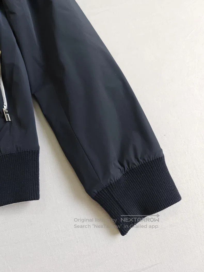 Hermes Hermes Two-sided jacket cotton coat, one side navy blue an Size US M / EU 48-50 / 2 - 6 Thumbnail