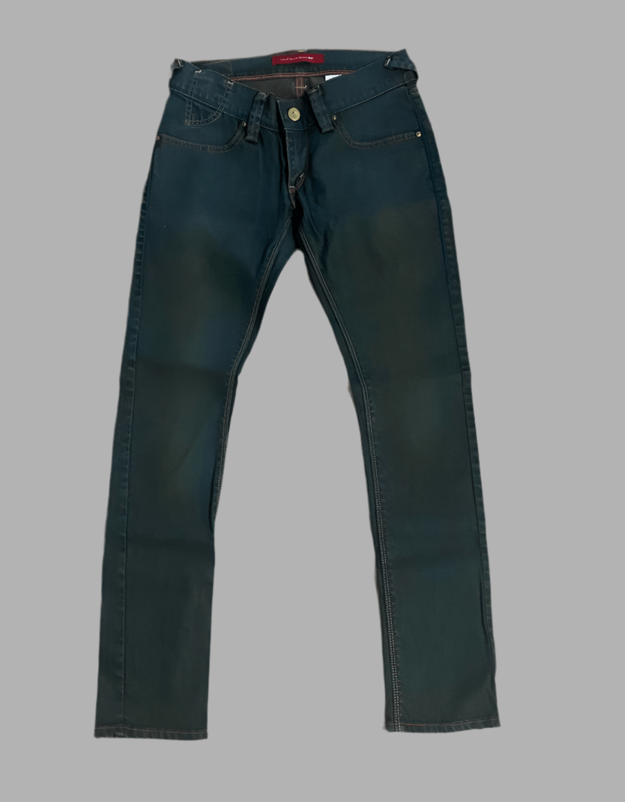 Levi's Levi 504 dark blue slouch vintage rare jeans Size US 29 - 1 Thumbnail
