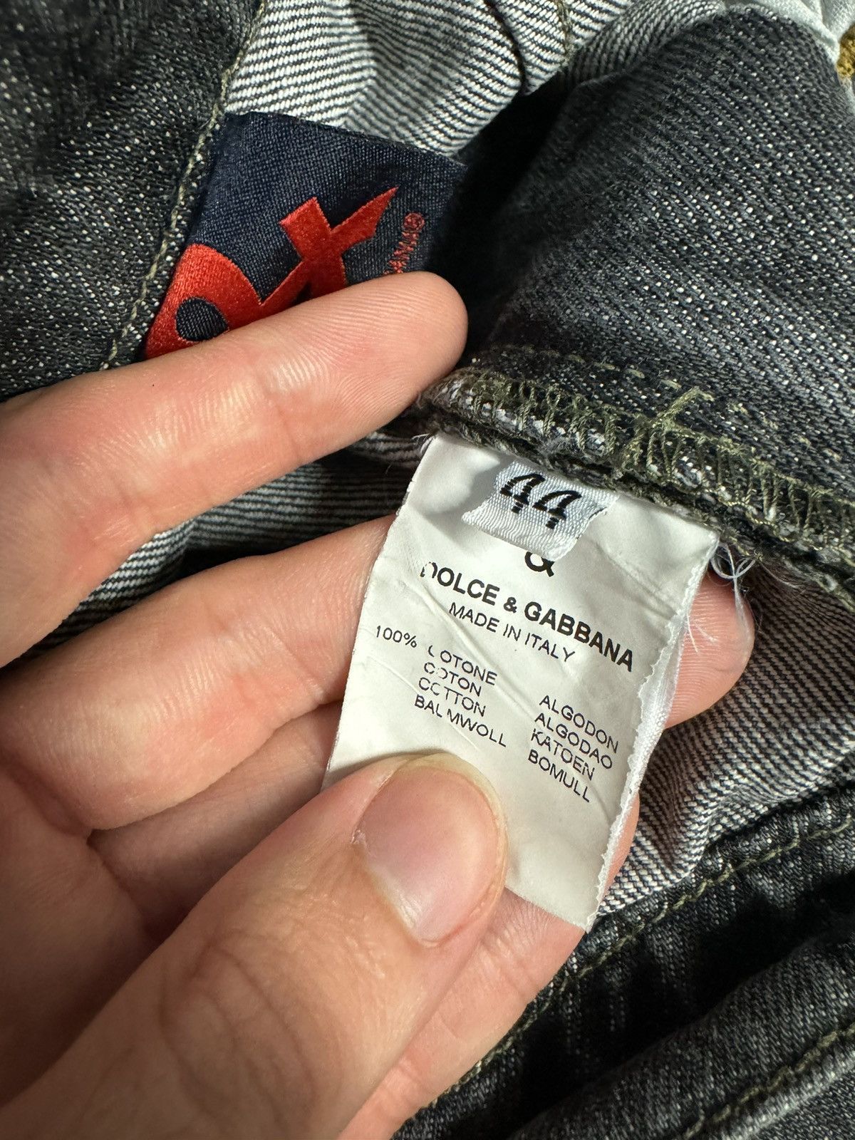 Dolce & Gabbana 2000s Dolce & Gabbana heavy weight cargo pants pockets Size US 30 / EU 46 - 9 Thumbnail