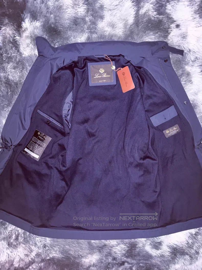 Loro Piana Loro Piana Navy Blue Traveler Jacket Size US L / EU 52-54 / 3 - 3 Thumbnail