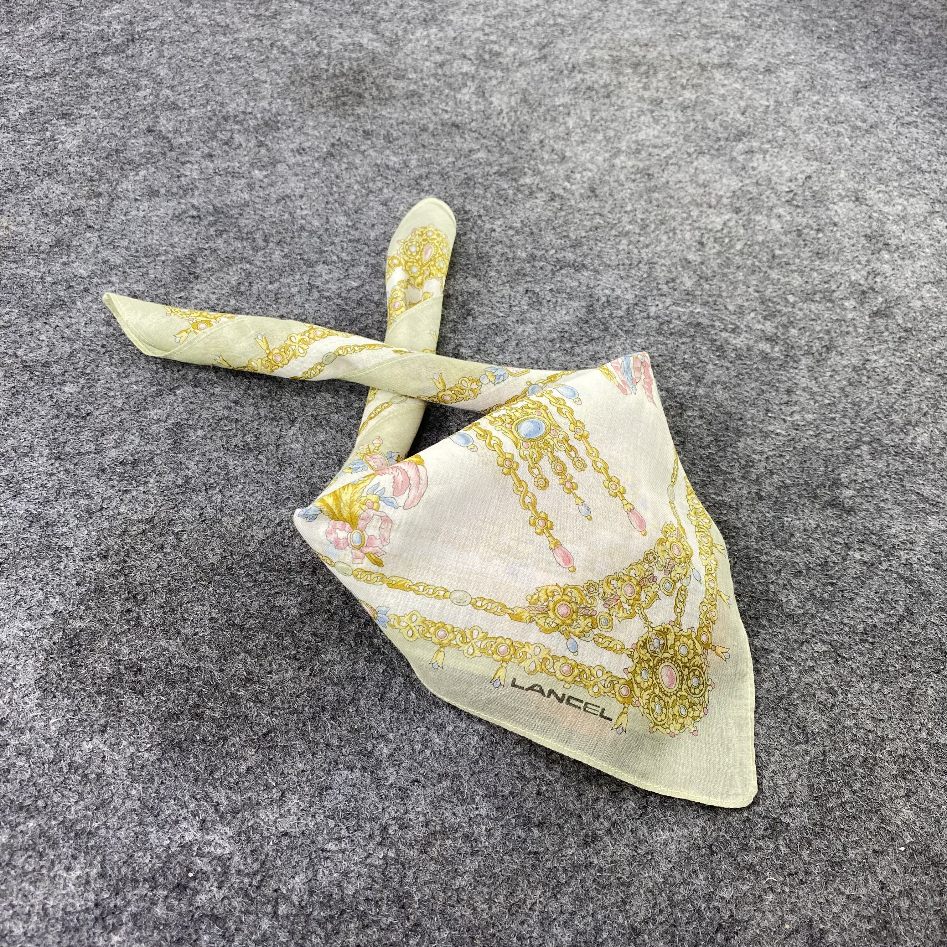 Lancel Lancel Handkerchief / Bandana / Neckerchief -B534 Size ONE SIZE - 1 Thumbnail