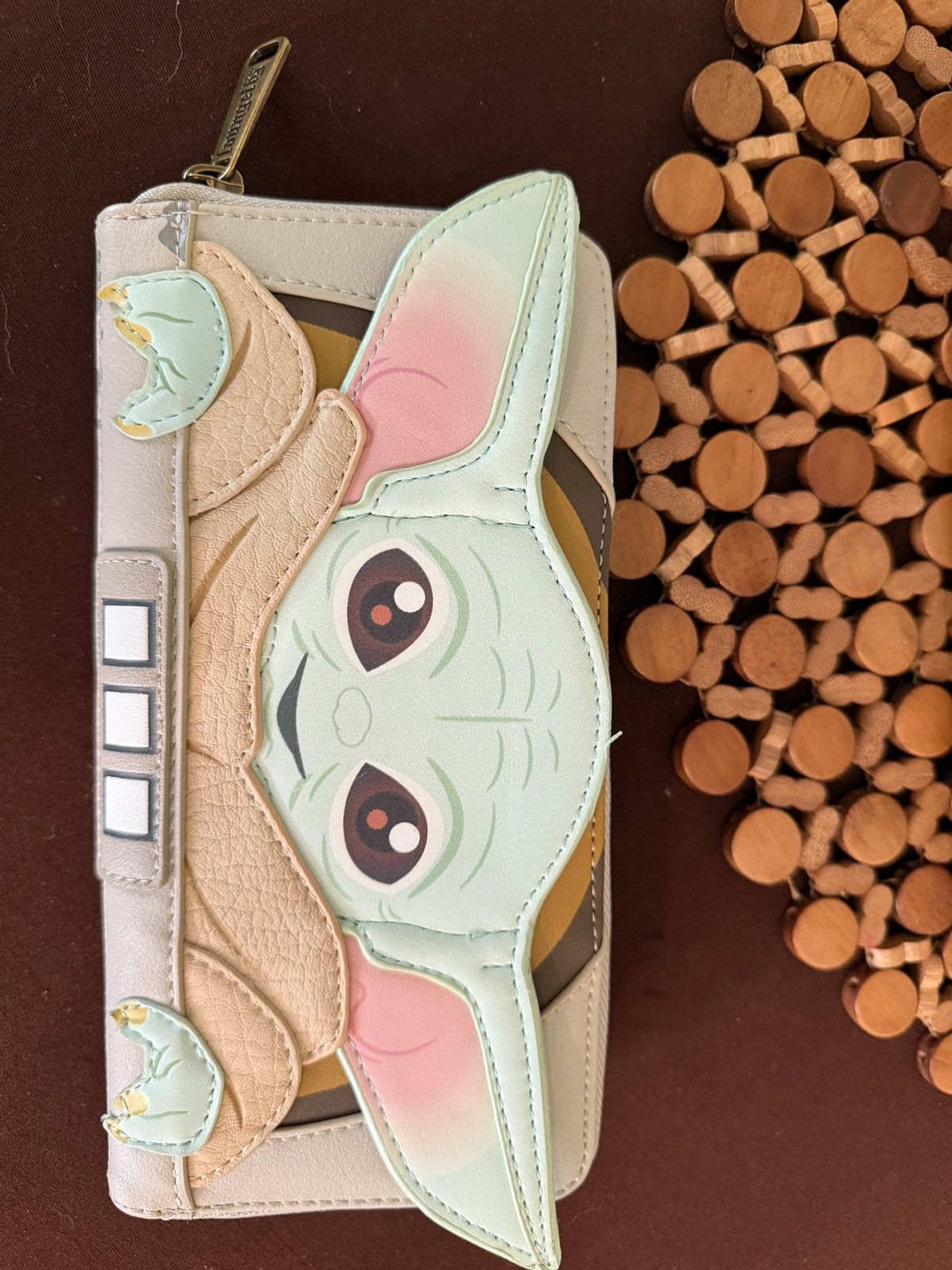 Star Wars YODA LOUNGEFLY STAR WARS BACKPACK AND MATCHING WALLET Size ONE SIZE - 3 Thumbnail