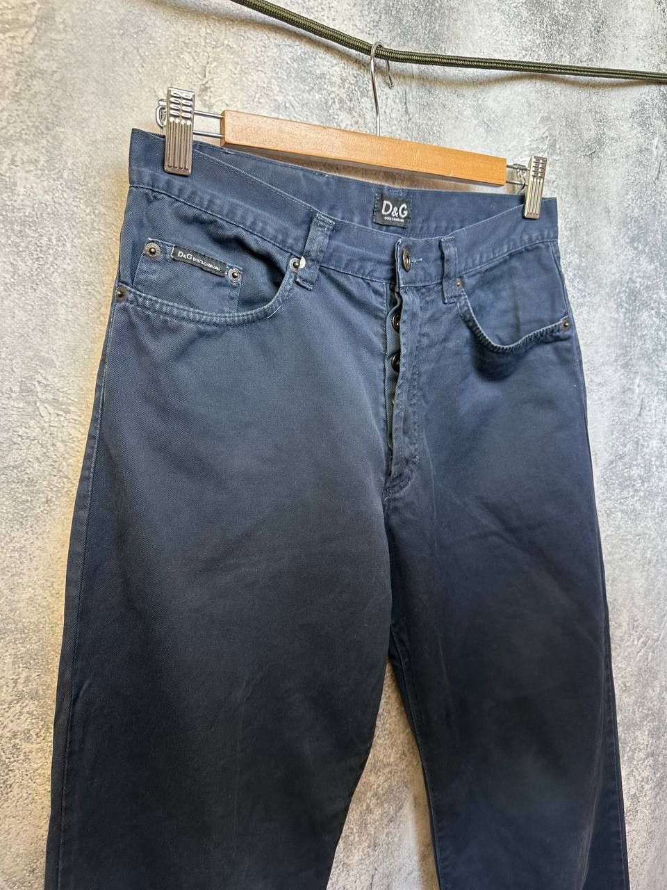 Dolce & Gabbana Dolce & Gabbana Vintage Blue Cotton Pants Jeans Italy Size US 28 / EU 44 - 4 Thumbnail