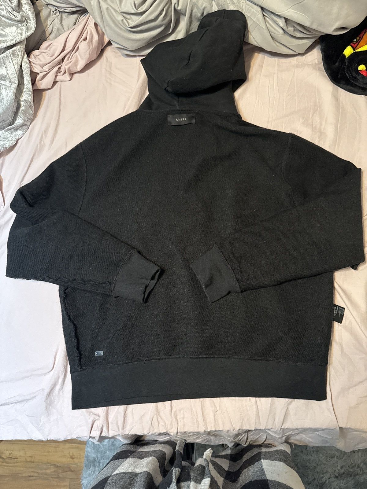Amiri Amiri Staggered Letter Hoodie Size US XL / EU 56 / 4 - 5 Thumbnail