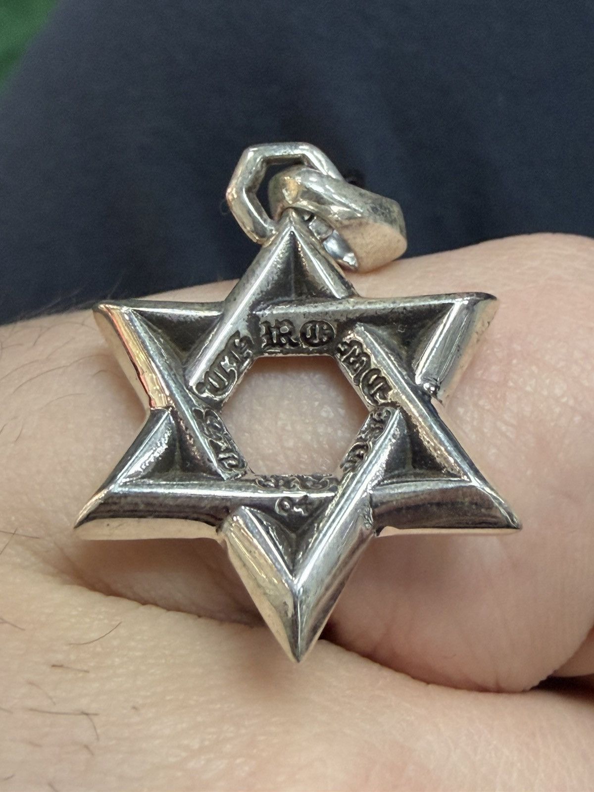 Chrome Hearts Chrome Hearts Star of David Pendant Silver Size ONE SIZE - 4 Thumbnail