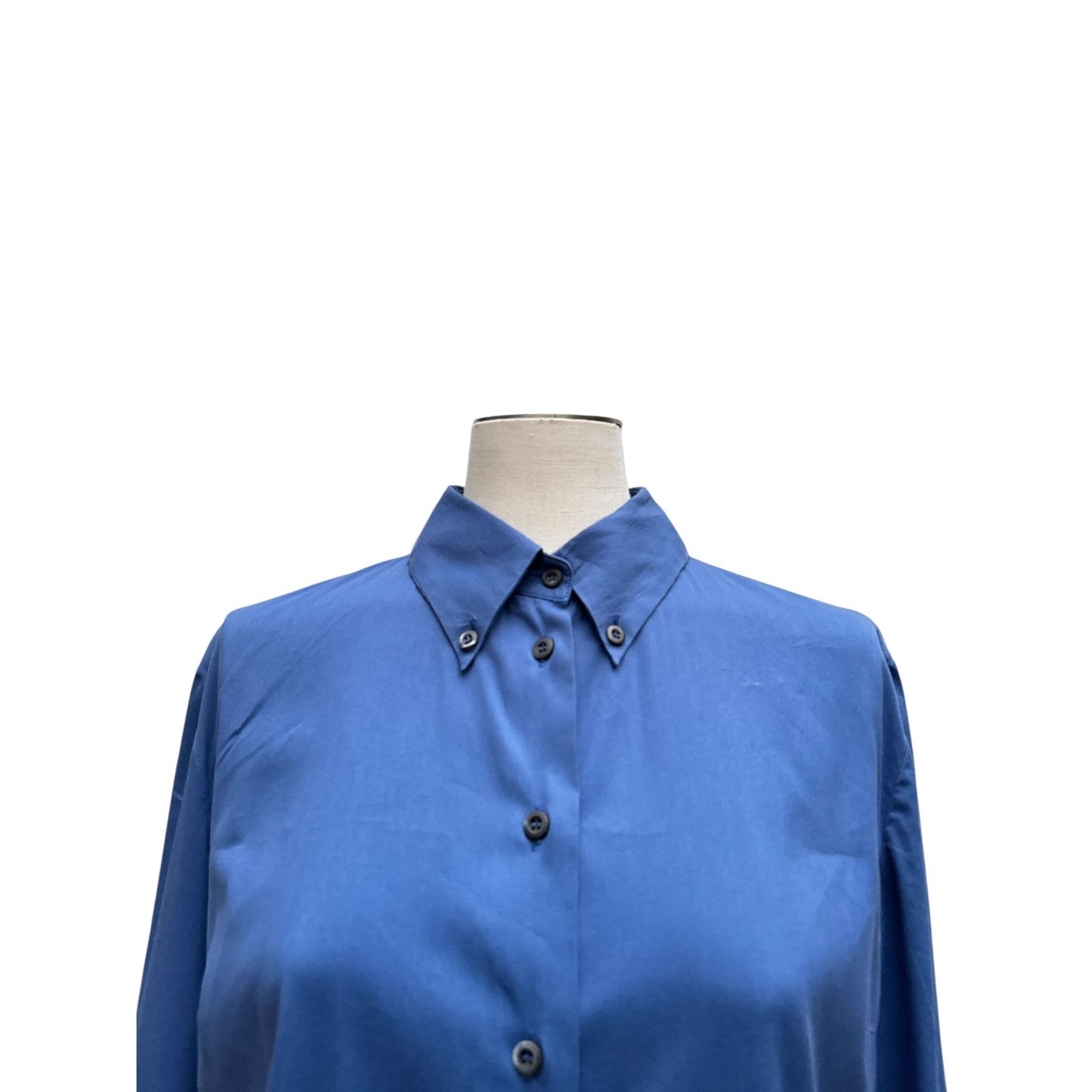 Prada Blue Open-Back Shirt Size M / US 6-8 / IT 42-44 - 5 Thumbnail
