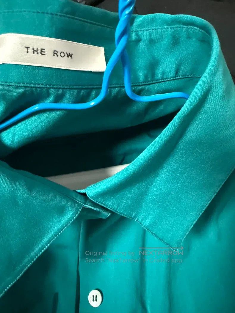 The Row The row Bright Blue Shirt Size XS / US 0-2 / IT 36-38 - 2 Thumbnail