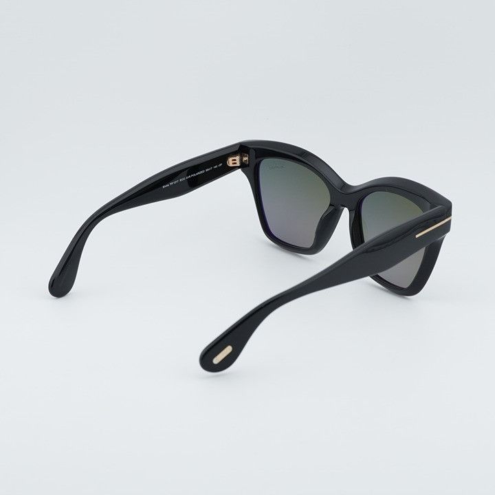Tom Ford Tom Ford Elvira FT1217 01R Sunglasses Black Cat Eye Frame Size ONE SIZE - 9 Thumbnail