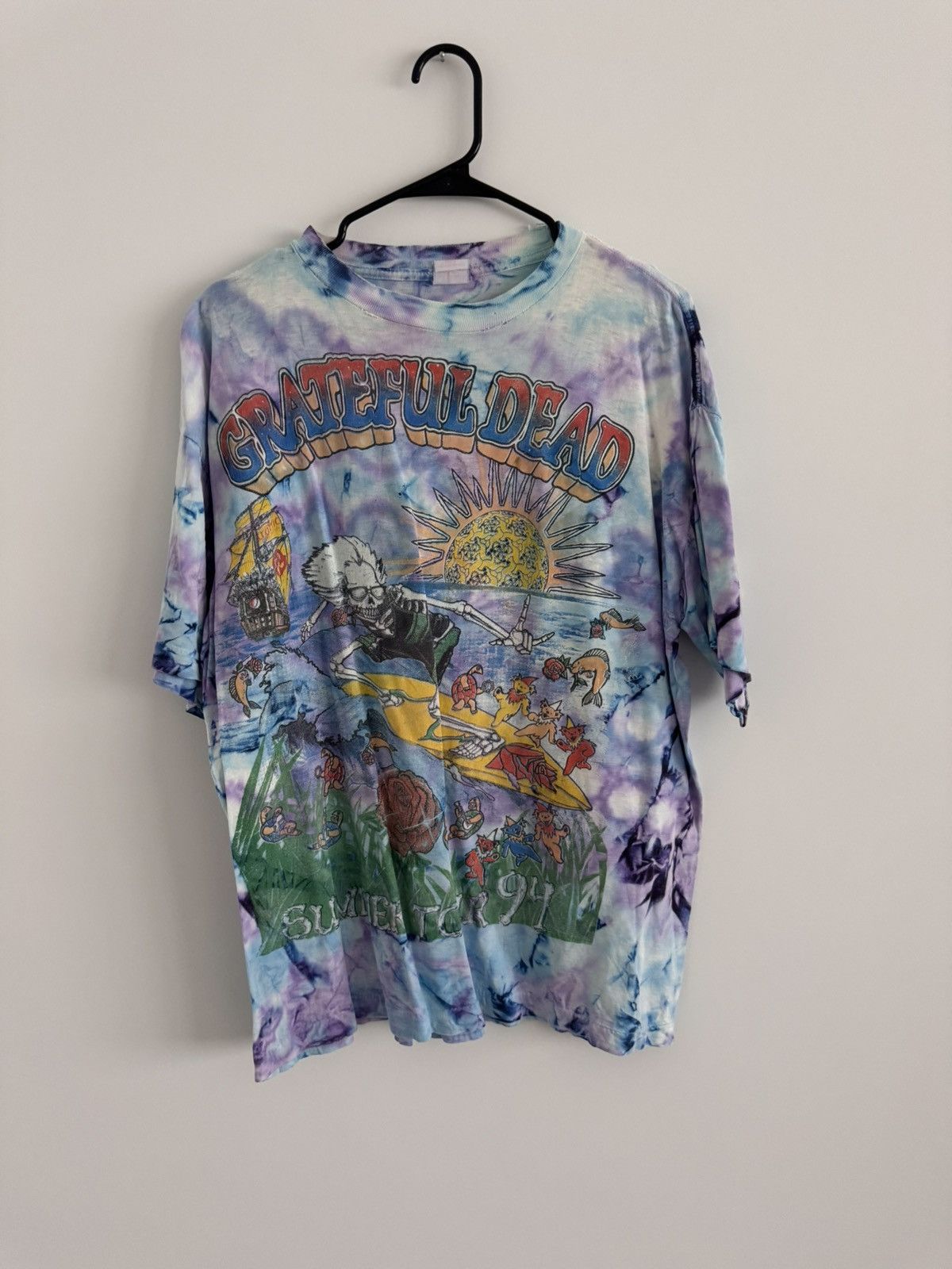 Vintage Vintage Grateful Dead Summer Tour 94 Tie Dye Tee Size XL Size US L / EU 52-54 / 3 - 1 Thumbnail