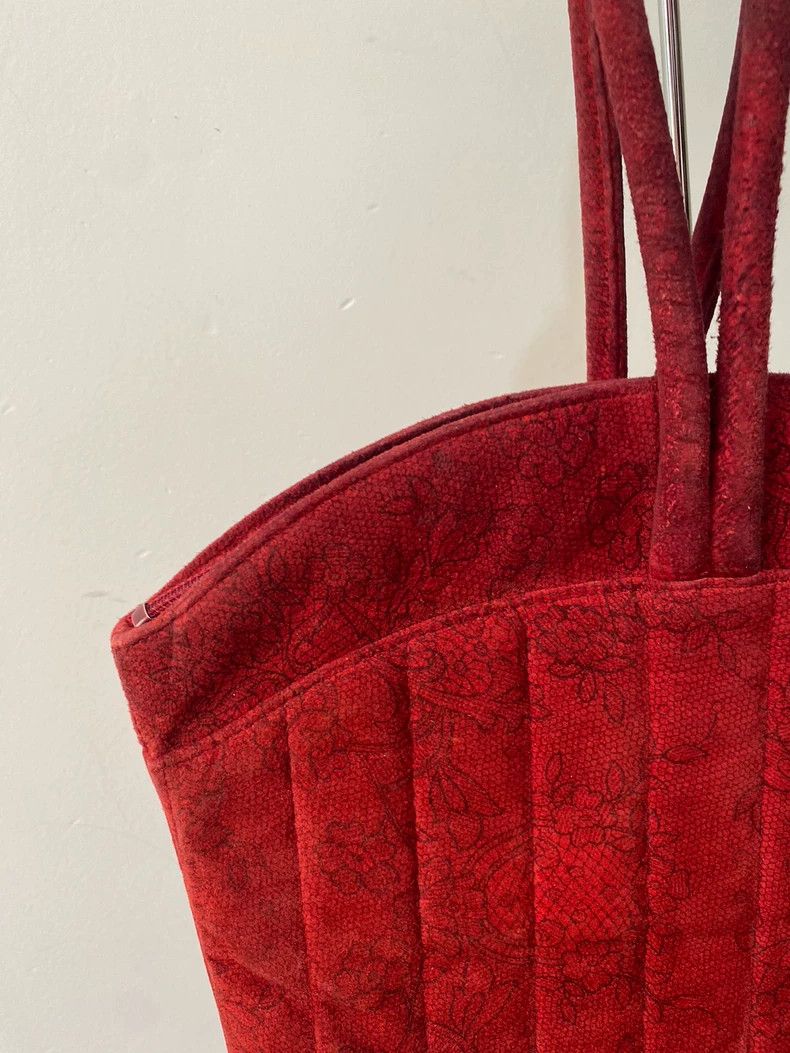 Vivienne Westwood Vivienne Westwood size os Red vintage Saturn floral tote ba Size ONE SIZE - 4 Thumbnail