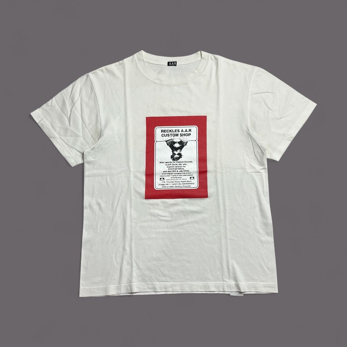 Yohji Yamamoto Reckles A.A.R Custom Shop By Yohji Yamamoto Tee Size US M / EU 48-50 / 2 - 1 Thumbnail