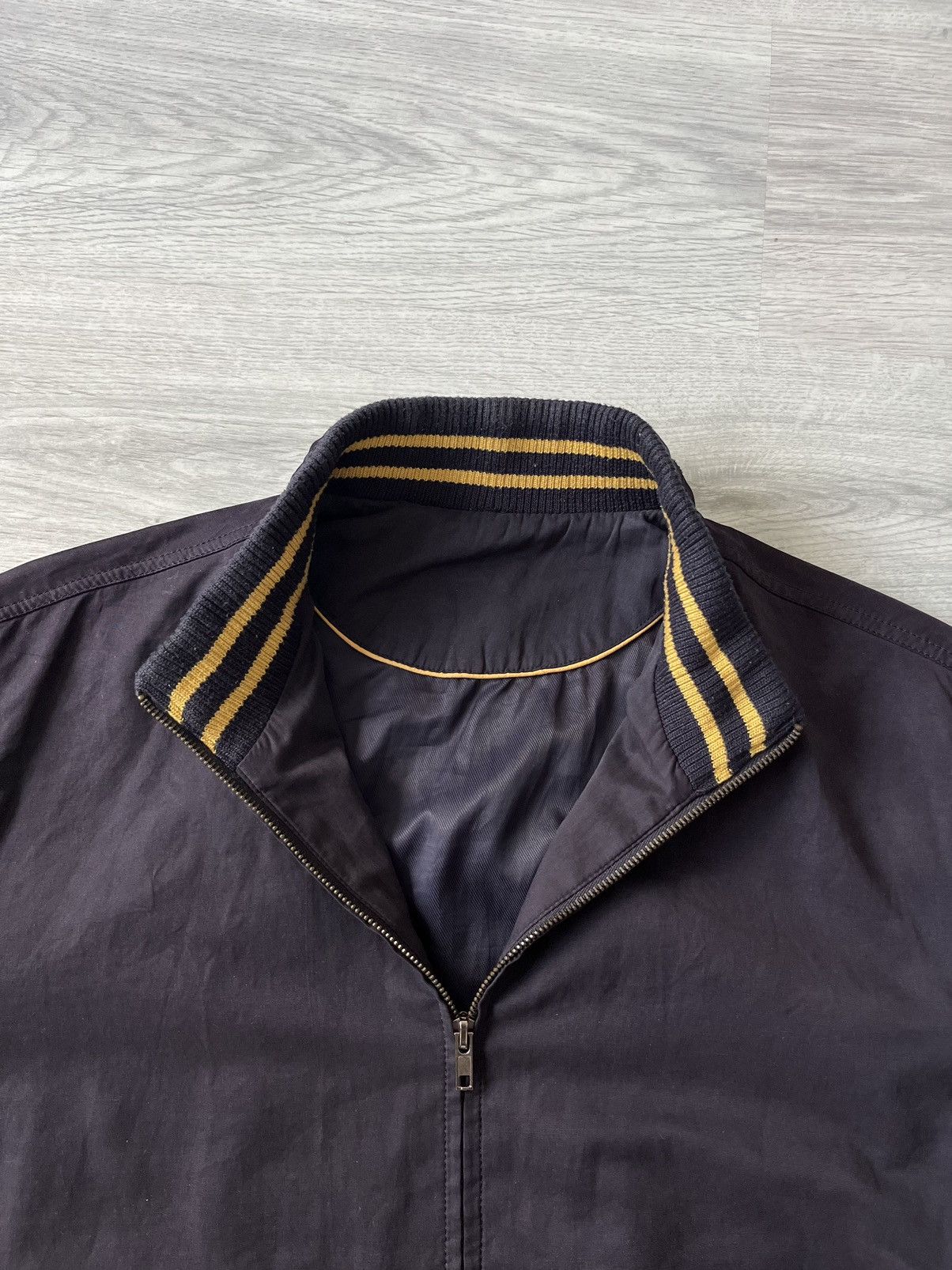 Alexander McQueen Alexander Mcqueen 1990’s Faded Yellow Stripe Work Jacket Size US M / EU 48-50 / 2 - 3 Thumbnail