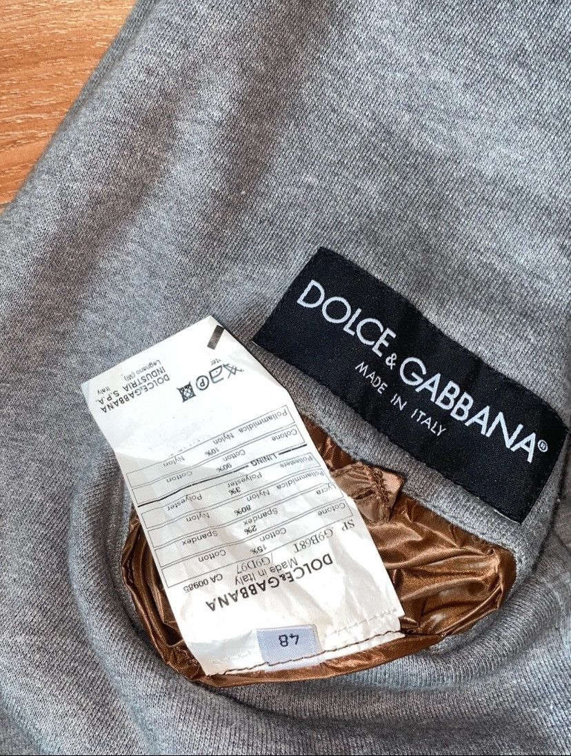 Dolce & Gabbana DOLCE & GABBANA QUILTED HOODIE ZIP JACKET SIZE 48 Size US M / EU 48-50 / 2 - 5 Thumbnail