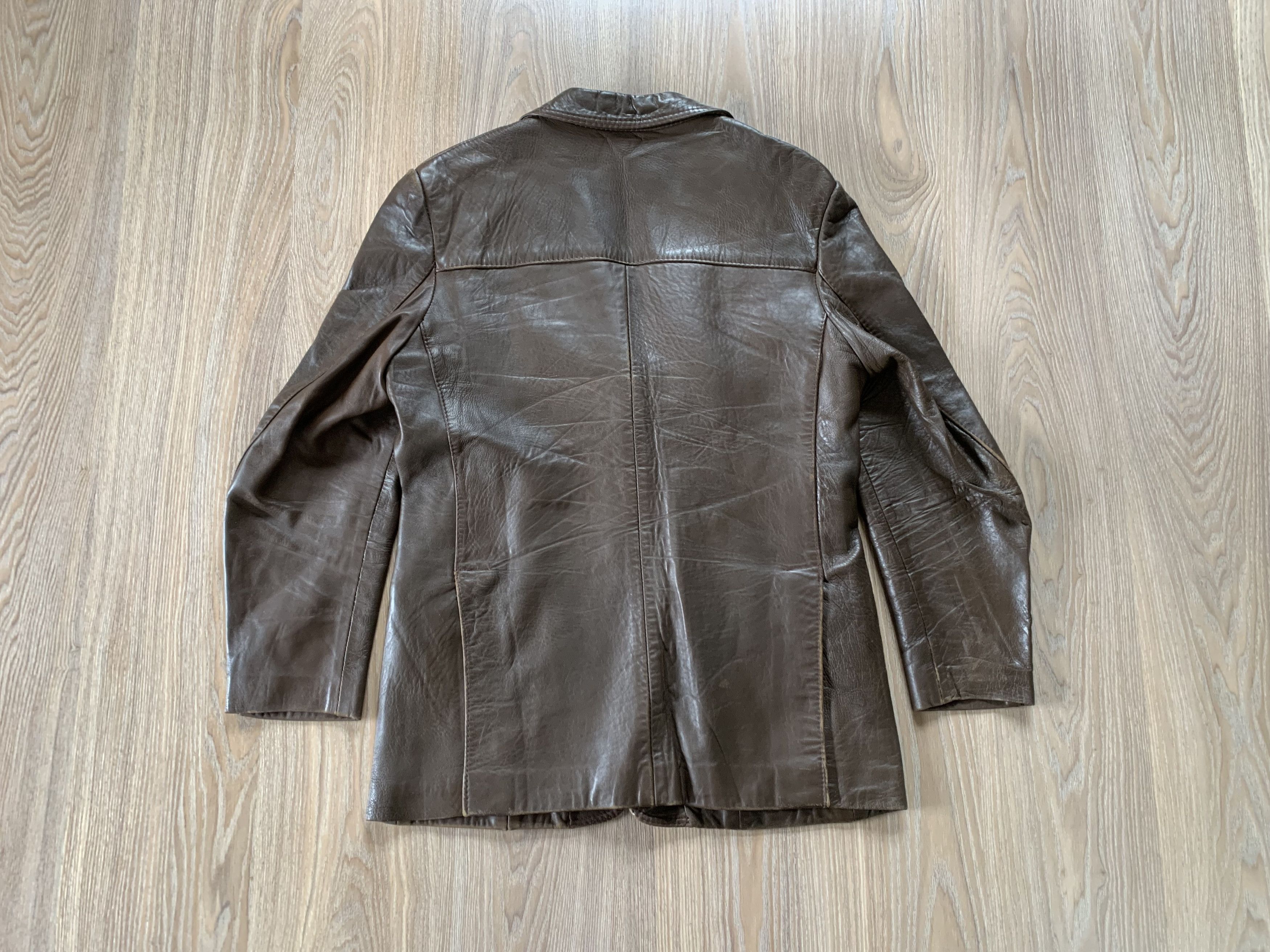 Vintage Vintage Talbot Leather Heavy Coat Size US M / EU 48-50 / 2 - 3 Thumbnail