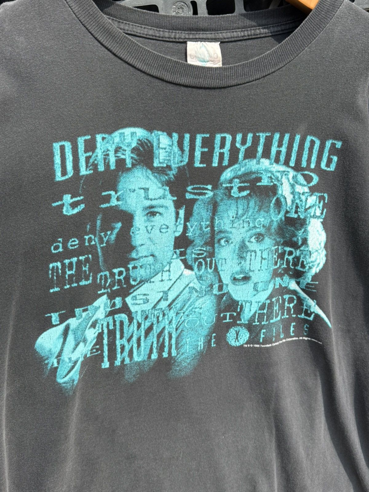 Vintage 💥Vintage The X-files Trust No One 1995 Tv Show T-Shirt Size US XL / EU 56 / 4 - 3 Thumbnail
